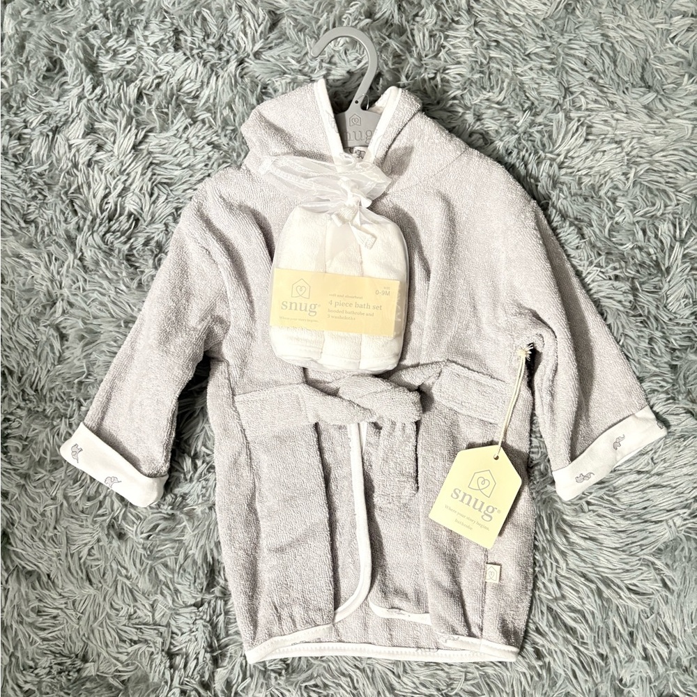 Gray Kids Pajama Robe